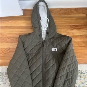 North Face Sherpa Lined Quilted Jacket Mens Size L